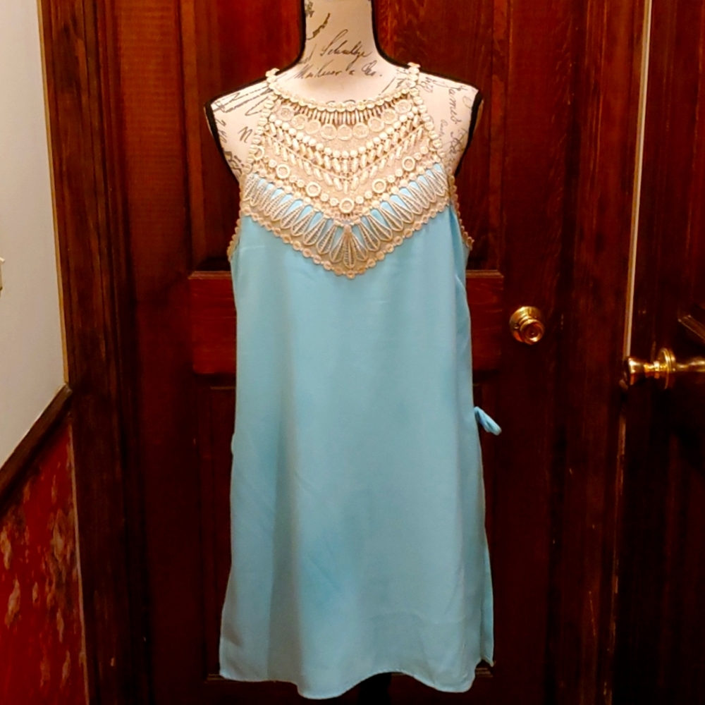 Lilly Pulitzer Blue Romper Size 14